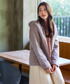 Tiaclasse 【洗える】ピンタックボトルネックニットトップス