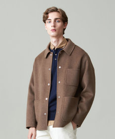 J.PRESS MEN 【WEB限定カラー有】カシミアWフェイス 3パッチ カバーオール