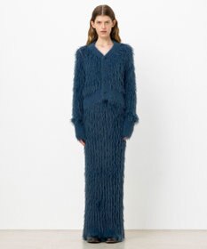 NAVE 【ReNAVE・洗える】メルティーシャギーニット カーディガン