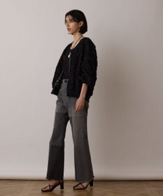 GRACE CONTINENTAL パッチワークデニムパンツ