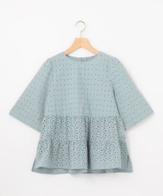 組曲 S エンブロイダリーレースフリル ブラウス