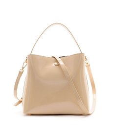 MioFIRANO スクエアエナメルハンドバッグ 2WAY　FIRANO フィラノ