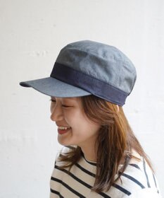 石田製帽 【UNISEX】備後デニム キャップ