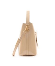 MioFIRANO スクエアエナメルハンドバッグ 2WAY　FIRANO フィラノ