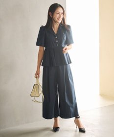 #Newans 【セレモニーにも】スカートライクワイドパンツ