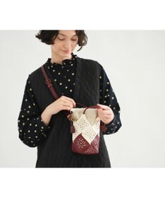 genten 【WEB限定カラー】サステナブルカットワーク ポシェット