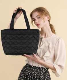 TOCCA 【A4サイズ対応・撥水】CHECKER CLOVER QUILTBAG キルトバッグ