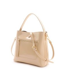 MioFIRANO スクエアエナメルハンドバッグ 2WAY　FIRANO フィラノ