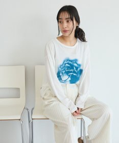 CRAFT STANDARD BOUTIQUE フラワープリントシアーロンTee