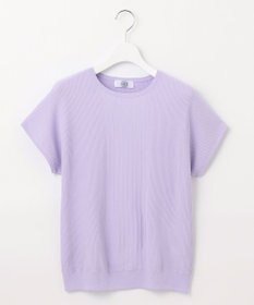 J.PRESS LADIES S 【洗える】レーヨンエリートストレッチ フレンチスリーブ ニット