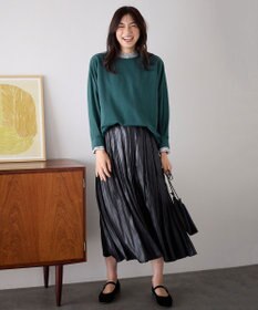 ANY スタンドネックブラウス