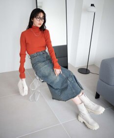 WEGO フロントZIPショートブーツ