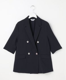 J.PRESS LADIES L BREEZ COOL トロ ハーフスリーブ ダブル ジャケット