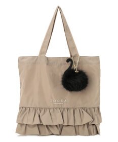 TOCCA SOGNO FUR CHARM TOTE トートバッグ【WEB＆一部店舗限定・A4サイズ対応】