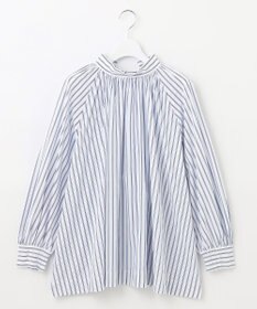 UNFILO イージーケア ギャザーブラウス