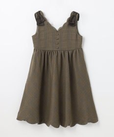 ANY KIDS チェックジャンパースカート