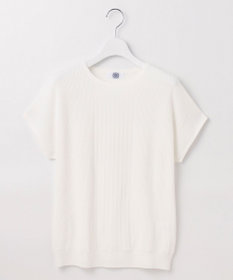 J.PRESS LADIES S 【洗える】レーヨンエリートストレッチ フレンチスリーブ ニット