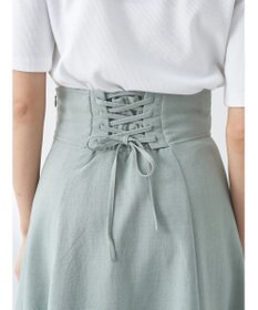 earth music&ecology バックレースアップスカート