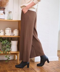 WEGO 【WEB限定/2025年秋冬新作/裾カットOK！自分サイズに調整可能/ウエストゴム/しわになりにくい/】カットプリーツパンツ