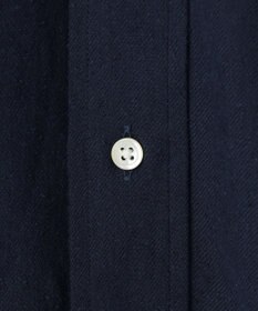 J.PRESS MEN 【J.PRESS ORIGINALS】【UNISEX】Cotton Silk Yarn Dyed Twill B.D. Shirts / Baggy-Fit