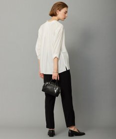 ICB 【接触冷感・速乾・洗える】 ドレープシフォン ブラウス