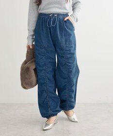 Green Parks ・ＳＵＧＡＲ　ＳＰＯＯＮ　デニムギャザーパンツ