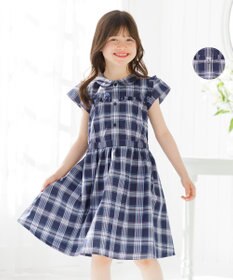 組曲 KIDS 【150-160㎝】プランタンチェック ワンピース