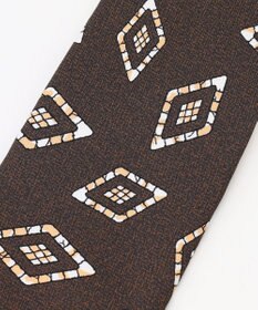 JOSEPH ABBOUD 【イタリア素材・日本縫製】ランダムスクエアプリント ネクタイ