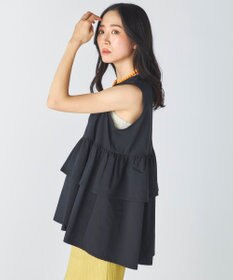 OP／FILA 【Ocean Pacific】らくティブ｜ティアードフリルデザインタンクトップ