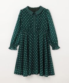 組曲 KIDS 【150-160cm】パリジェンヌドット ワンピース