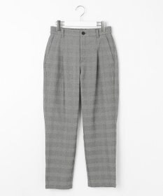 23区GOLF 【23Fondation/WOMEN】グレンチェック柄 テーパードパンツ