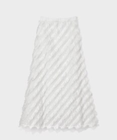 GRACE CONTINENTAL フェザーバイアスロングスカート