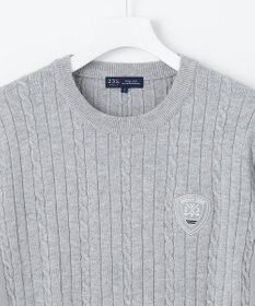 23区GOLF 【MEN】【ウォッシャブル】ストレッチ カラーニット