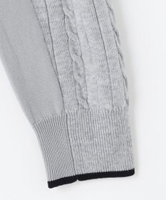 23区GOLF 【MEN】【ウォッシャブル】ストレッチ カラーニット