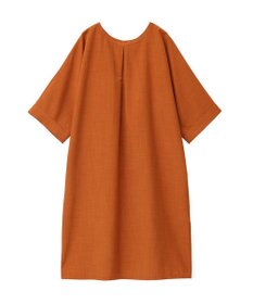 Green Parks 前後２ｗａｙ　ミディ丈タックワンピース