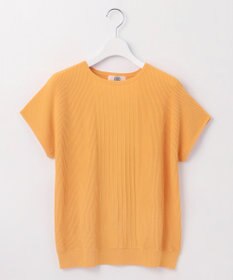 J.PRESS LADIES S 【洗える】レーヨンエリートストレッチ フレンチスリーブ ニット