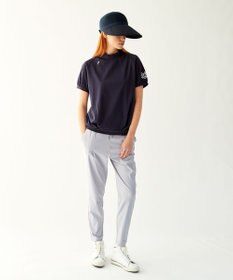 23区GOLF 【23Fondation】半袖 モックネックシャツ