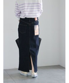 Te chichi デニムトラペーズスカート