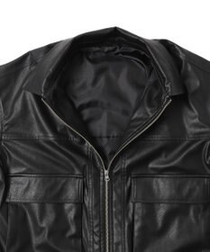 WEGO ヴィンテージライクFレザーブルゾン