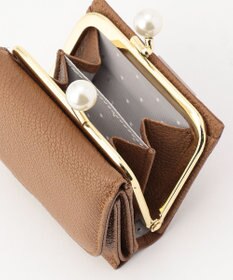 UNBILLION perche アクリル玉三つ折りミニサイフ