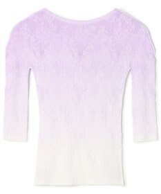 Chacott グラデーションボートネックトップ