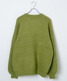 WEGO フラッフィーロゴジャガードニットプルオーバー