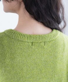 WEGO フラッフィーロゴジャガードニットプルオーバー