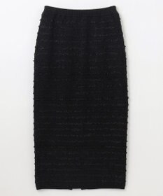 GRACE CONTINENTAL ラメツイードニットスカート