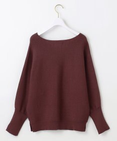 ANY SIS 【洗える・セットアップ可】アンチピリングドルマン畔 ニット