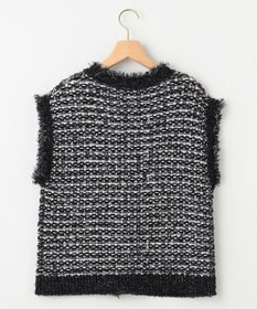 組曲 フリンジニット ベスト