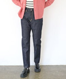 caqu modern tapered 腰回りユッタリ テーパードシルエットデニム