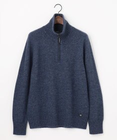 JOSEPH ABBOUD MOUNTAIN 【軽量/やわらか】ラムウール ハーフジップ ニット