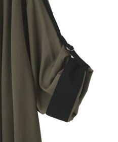 YECCA VECCA 2wayドロストスリーブバンドカラーシャツ