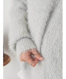 earth music&ecology ゆるモヘアライクレースニット